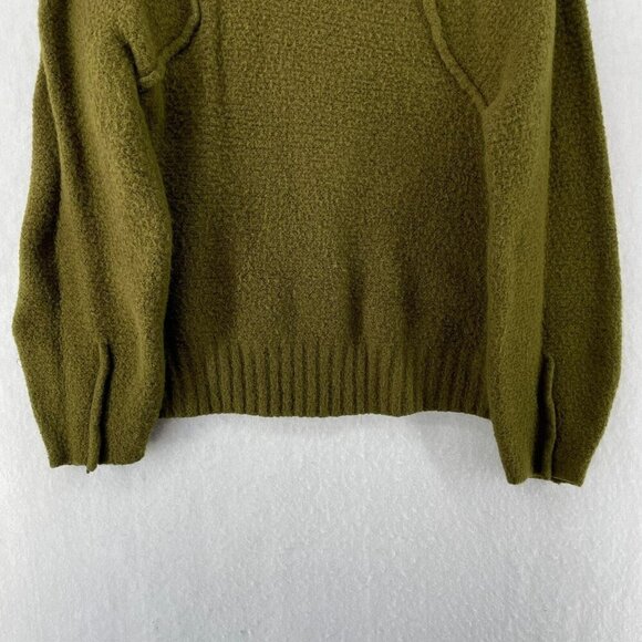 Universal Thread Sweater Womens S Green Knit Ribbed Turtle Neck Pullover Stretch - Picture 7 of 12
